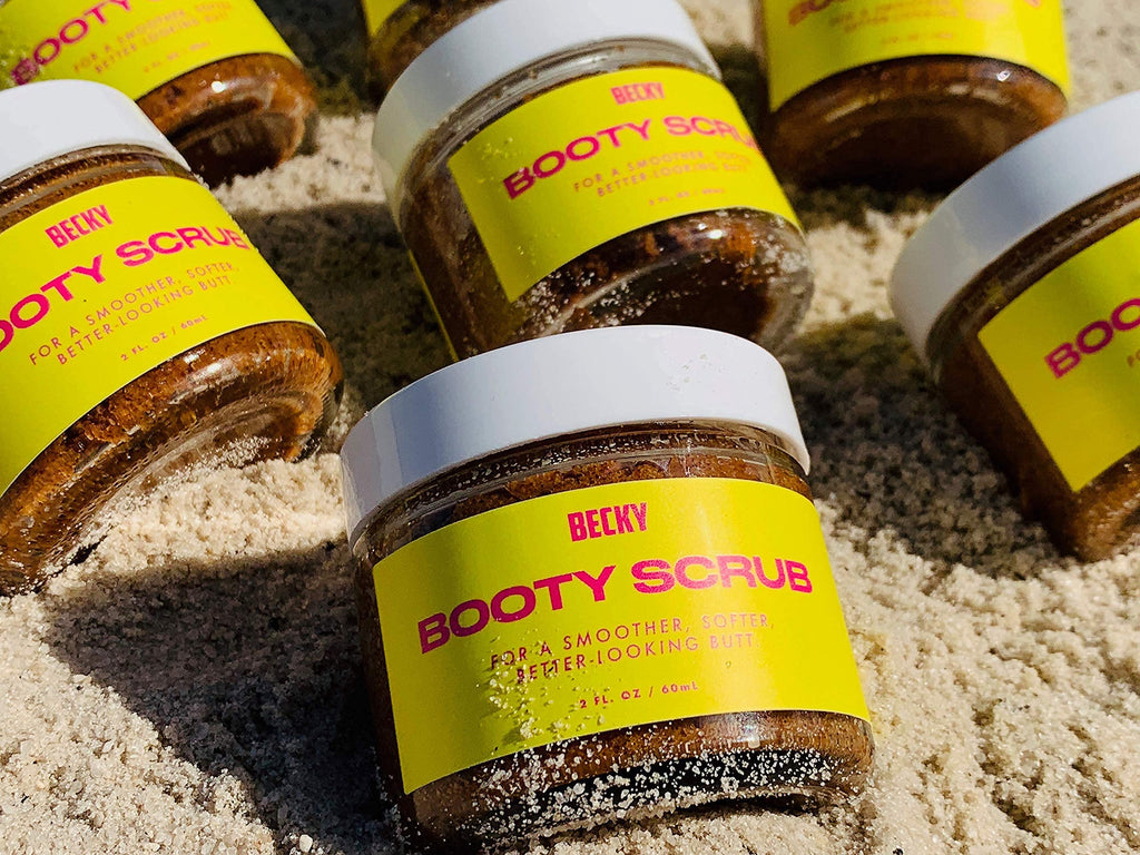 Becky Natural Walnut Scrub + Exfoliator | Smooth Skin, May Help Bumps & Stretch Marks
