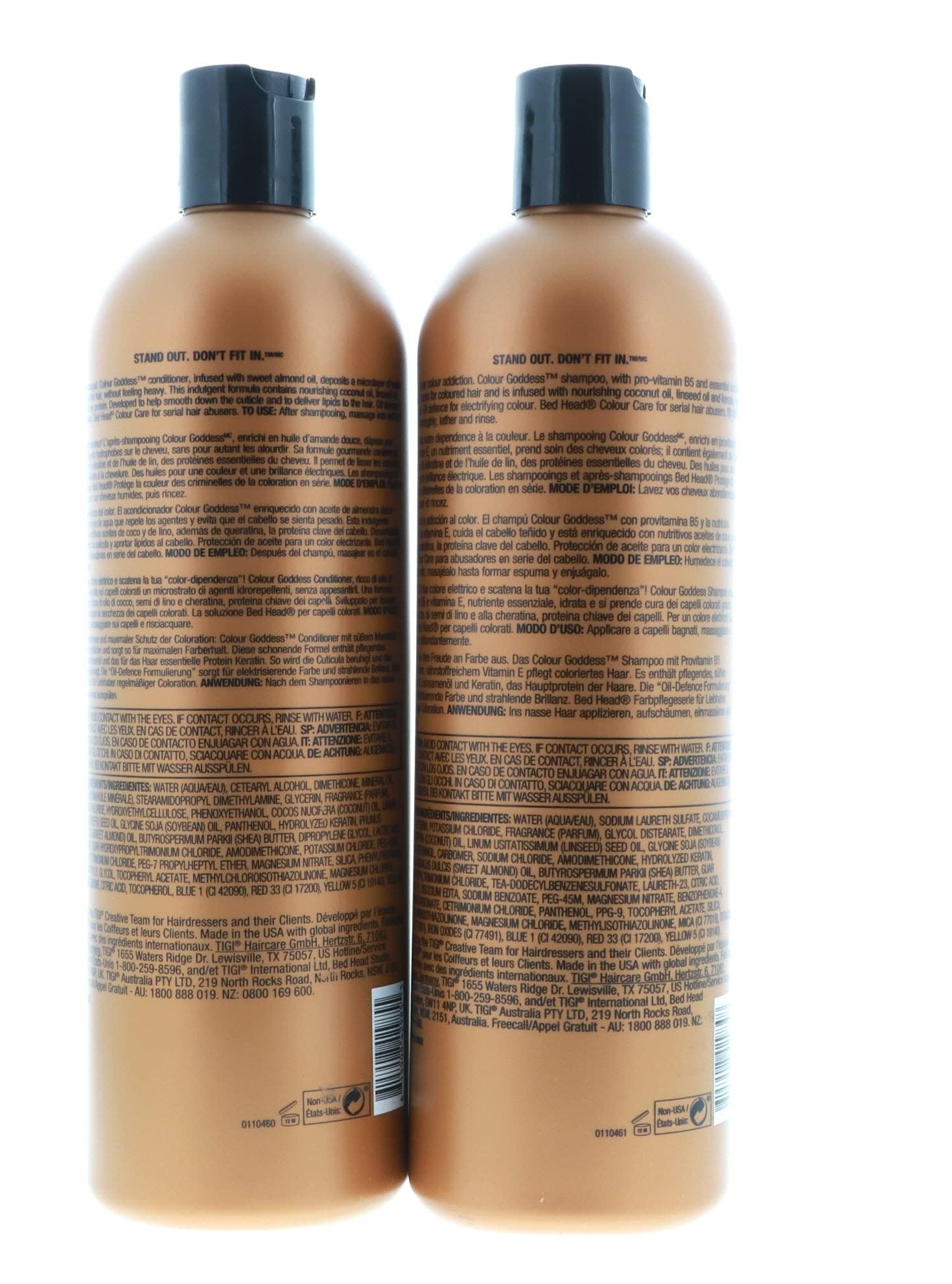 Bed Head Color Goddess Shampoo & Conditioner – 25.36 Fl Oz (Pack of 2)