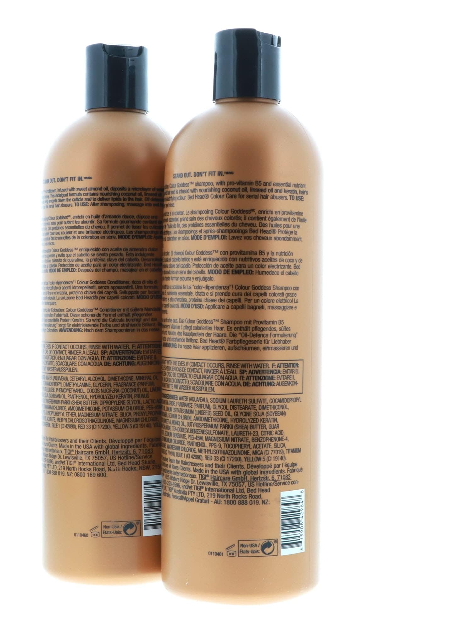 Bed Head Color Goddess Shampoo & Conditioner – 25.36 Fl Oz (Pack of 2)