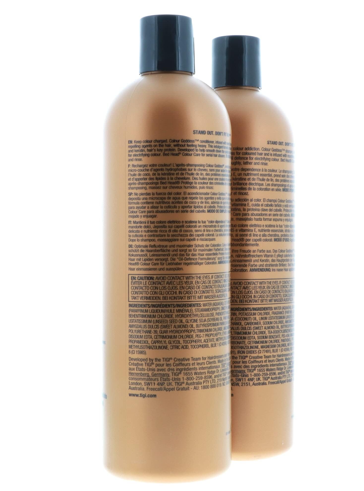 Bed Head Color Goddess Shampoo & Conditioner – 25.36 Fl Oz (Pack of 2)