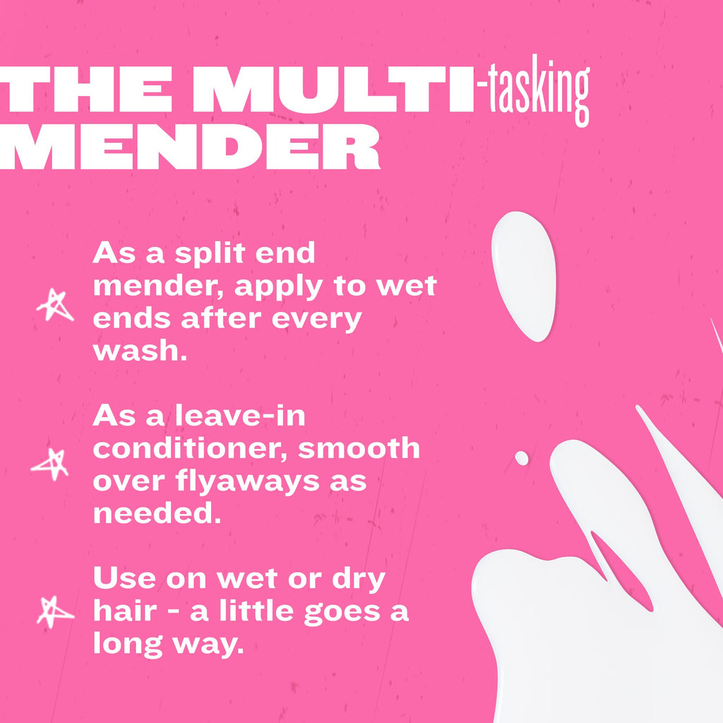 Bed Head Ego Boost Split End Mender & Leave-In Conditioner – 3 x 8 oz – For All Hair Types
