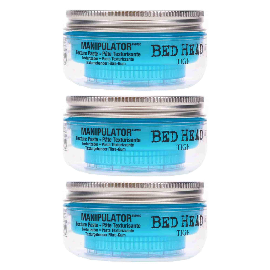 Bed Head Manipulator Texturizing Putty – Firm Hold Styling Putty for Short to Medium Hair (3-Pack, 2 oz each)
