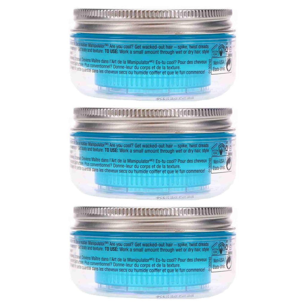 Bed Head Manipulator Texturizing Putty – Firm Hold Styling Putty for Short to Medium Hair (3-Pack, 2 oz each)