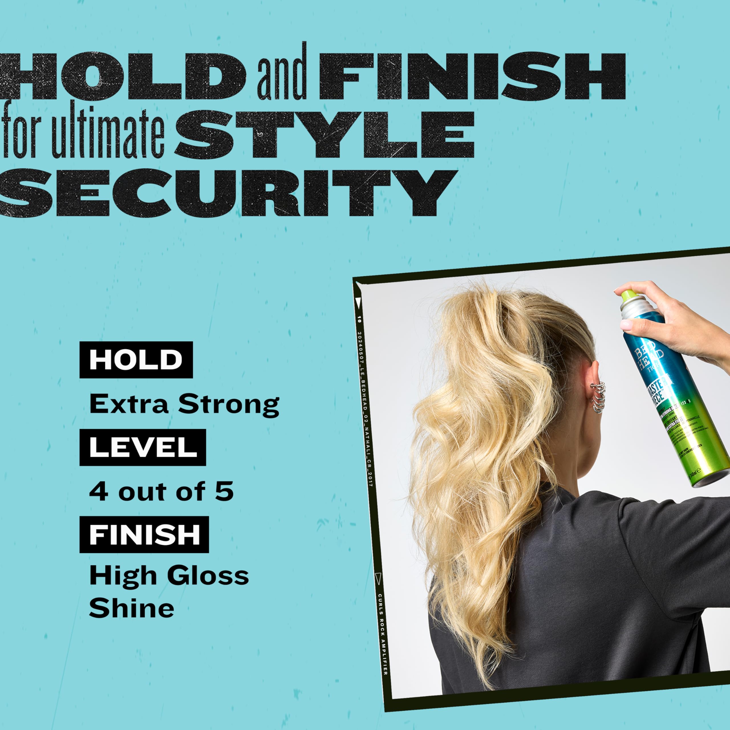 Bed Head Masterpiece Hairspray by TIGI – Extra Strong Hold & Glossy Finish (3 Pack, 10.3 oz each)