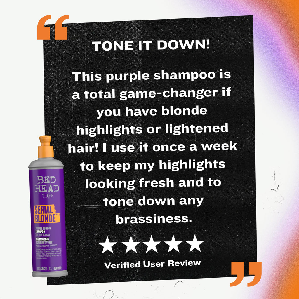 Bed Head Serial Blonde Conditioner for Damaged Blonde Hair – Pack of 2 (13.53 Fl Oz Each)