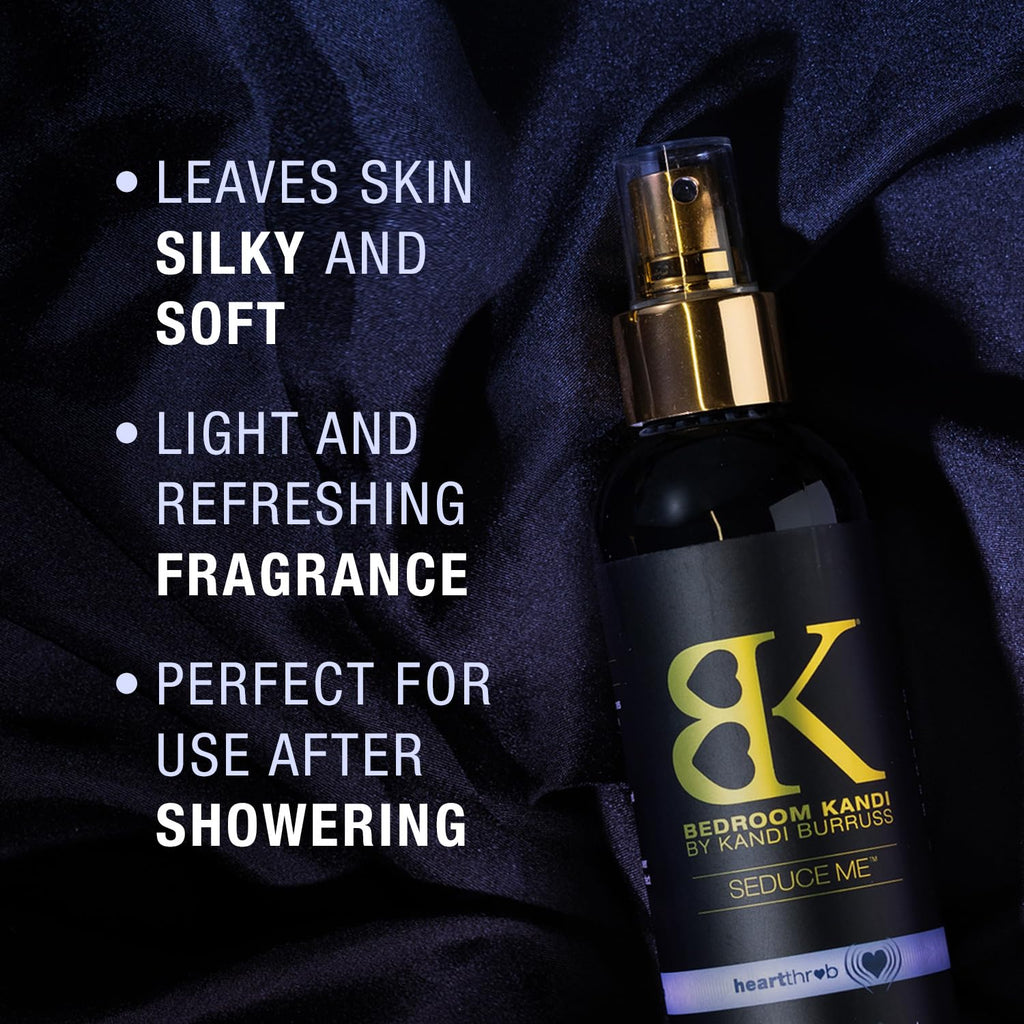 Bedroom Kandi by Kandi Burruss Body Spray – Pheromone-Enhanced Moisturizing Mist (Heartthrob)