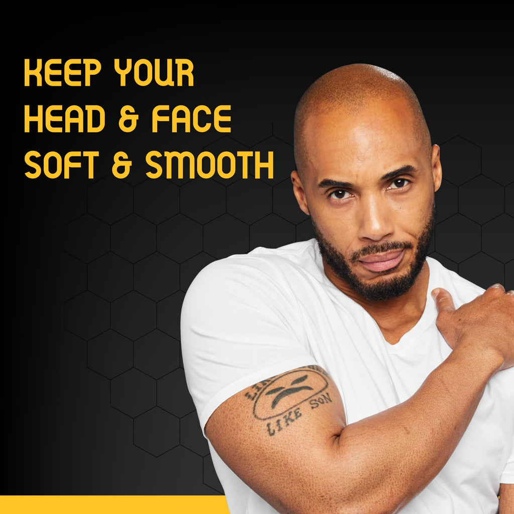 Bee Bald Smooth Daily Moisturizer – Hydrates, Tones, and Controls Shine | 1.7 Fl Oz (Pack of 2)