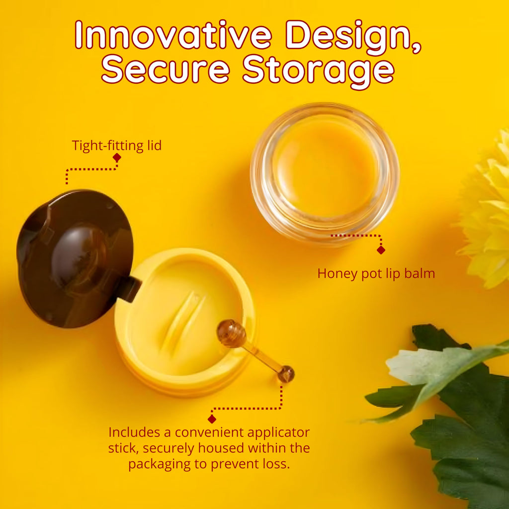 Bee Balm Original Lip Balm – Propolis Hydration in Honey Pot (Pack of 2)