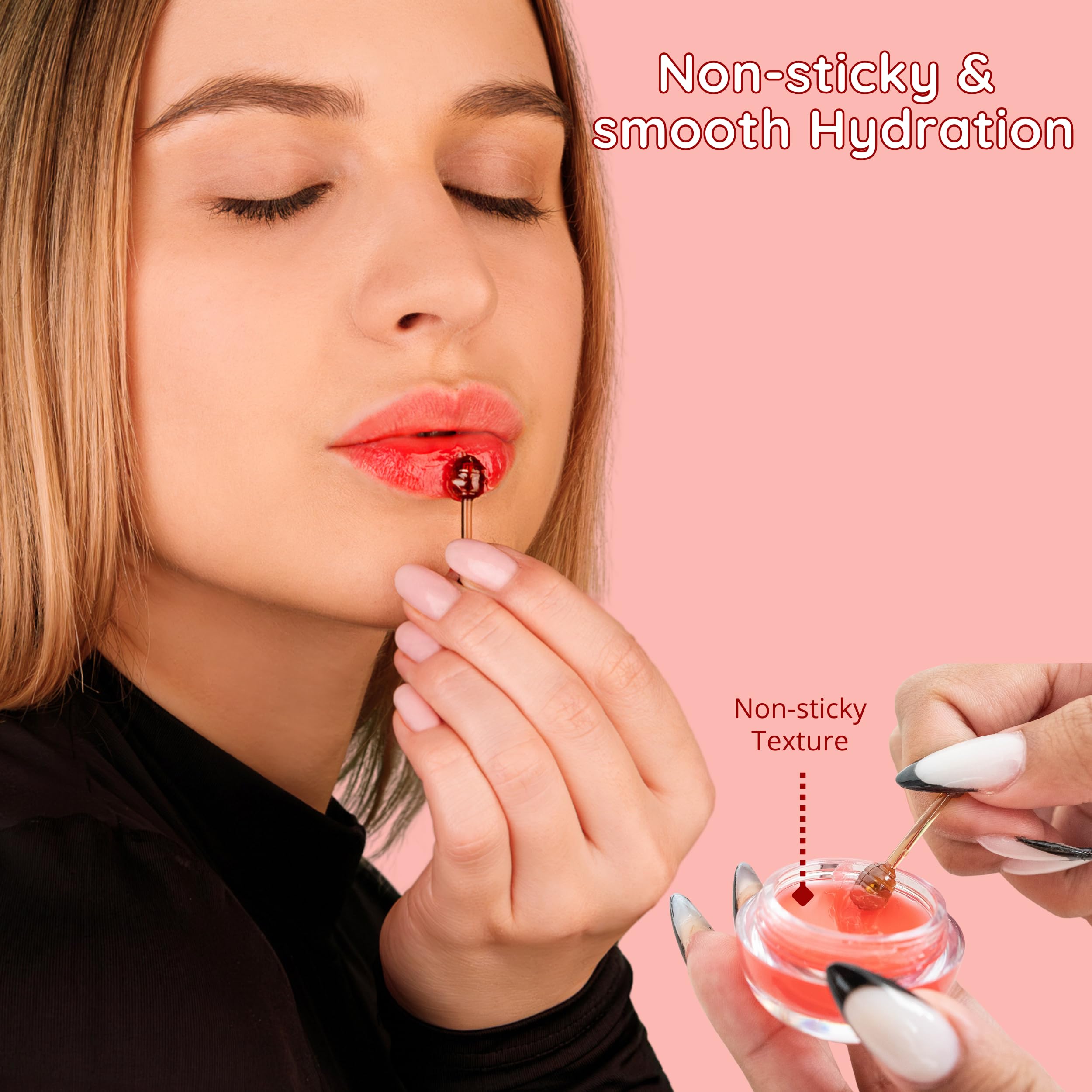 Bee Balm Original Lip Balm — Watermelon Hydrating Honey Pot with Propolis & Vitamin E (Pack of 2)