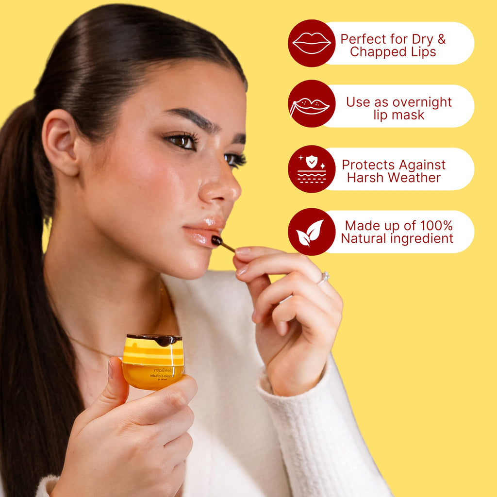 Bee Balm Original Lip Balm – Propolis Hydration in Honey Pot (Pack of 2)