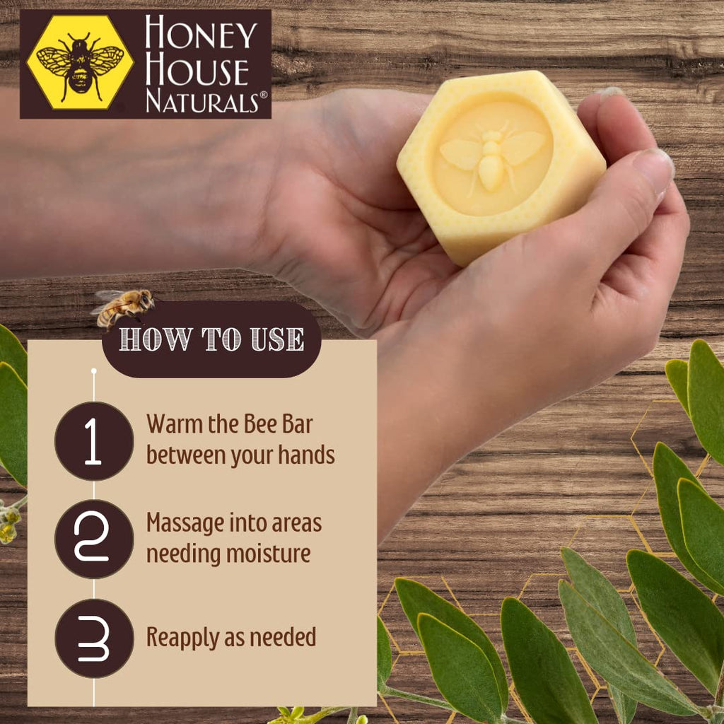 Bee Bar Honey House Naturals Duo – Lavender | Small 0.6 oz & Large 2 oz