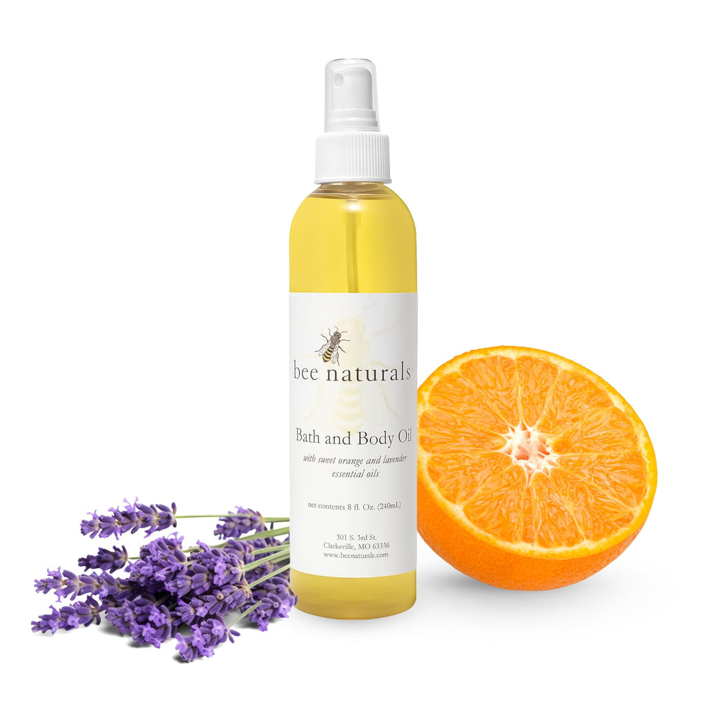 Bee Naturals Bath & Body Oil – 8 oz | Luxurious Skin Moisturizer