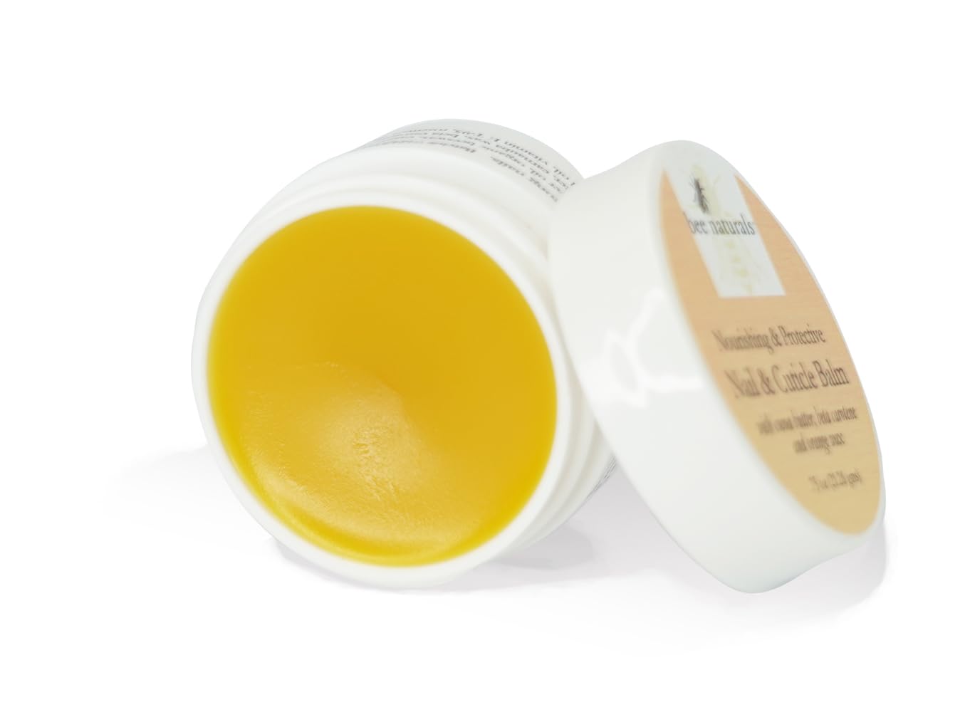 Bee Naturals Nail & Cuticle Balm – Cocoa Butter & Beta Carotene for Strong, Smooth Nails | Cruelty-Free