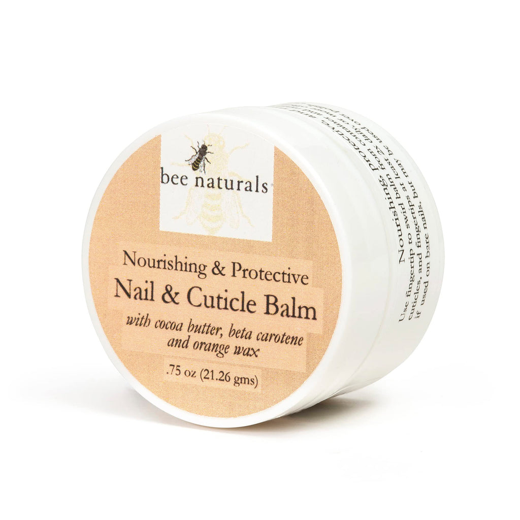 Bee Naturals Nail & Cuticle Balm – Cocoa Butter & Beta Carotene for Strong, Smooth Nails | Cruelty-Free