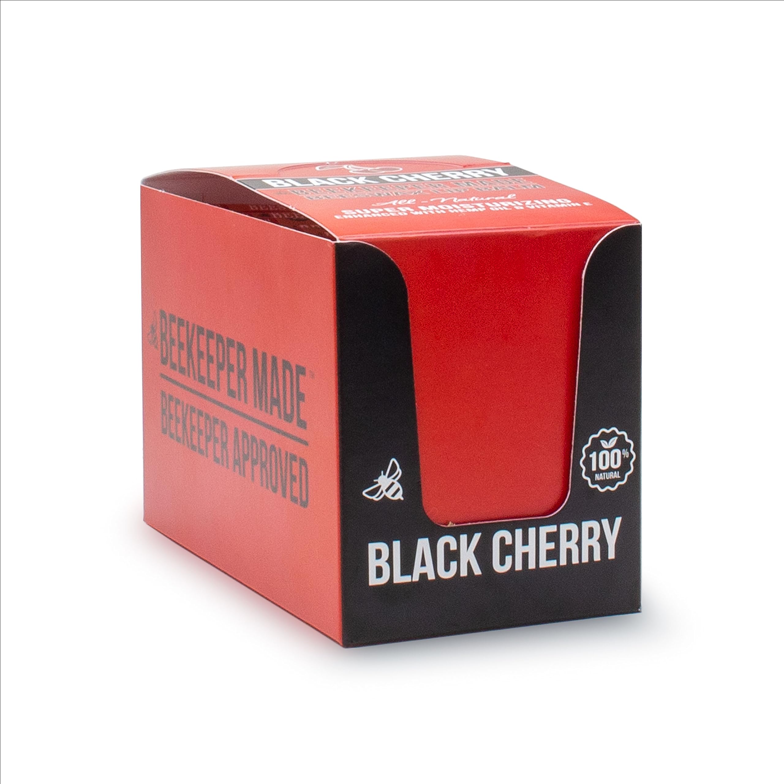 Beekeeper Made Beeswax Bulk Cherry Lip Balm, 40 Count | For Men, Women & Children