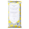 Beekman 1802 Sunshine Lemon Face & Body Wipes – Alcohol-Free, Goat Milk