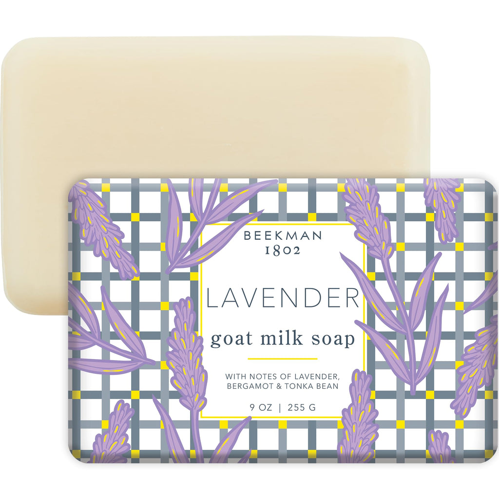 Beekman 1802 Goat Milk Soap Bar Lavender – Nourishing & Gentle for Sensitive Skin
