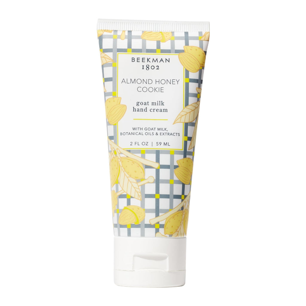 Beekman 1802 Goat Milk Hand Cream – Almond Honey Cookie Scent, 2 oz – Non-Greasy Moisturizer for Dry Skin – Cruelty Free