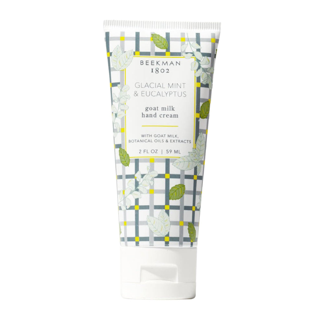 Beekman 1802 Goat Milk Hand Cream – Glacial Mint & Eucalyptus, 2 oz – Non-Greasy, Sensitive Skin Safe