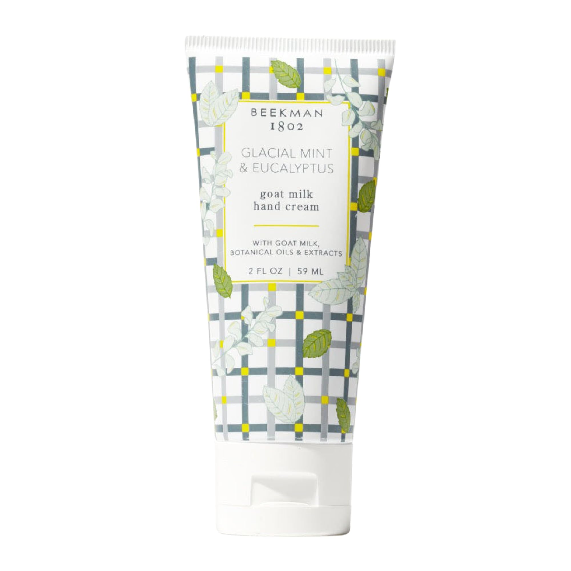 Beekman 1802 Goat Milk Hand Cream – Glacial Mint & Eucalyptus, 2 oz – Non-Greasy, Sensitive Skin Safe