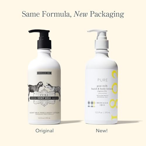 Beekman 1802 Goat Milk Lotion – Hydrates Dry Skin, Non-Greasy Body & Hand Moisturizer