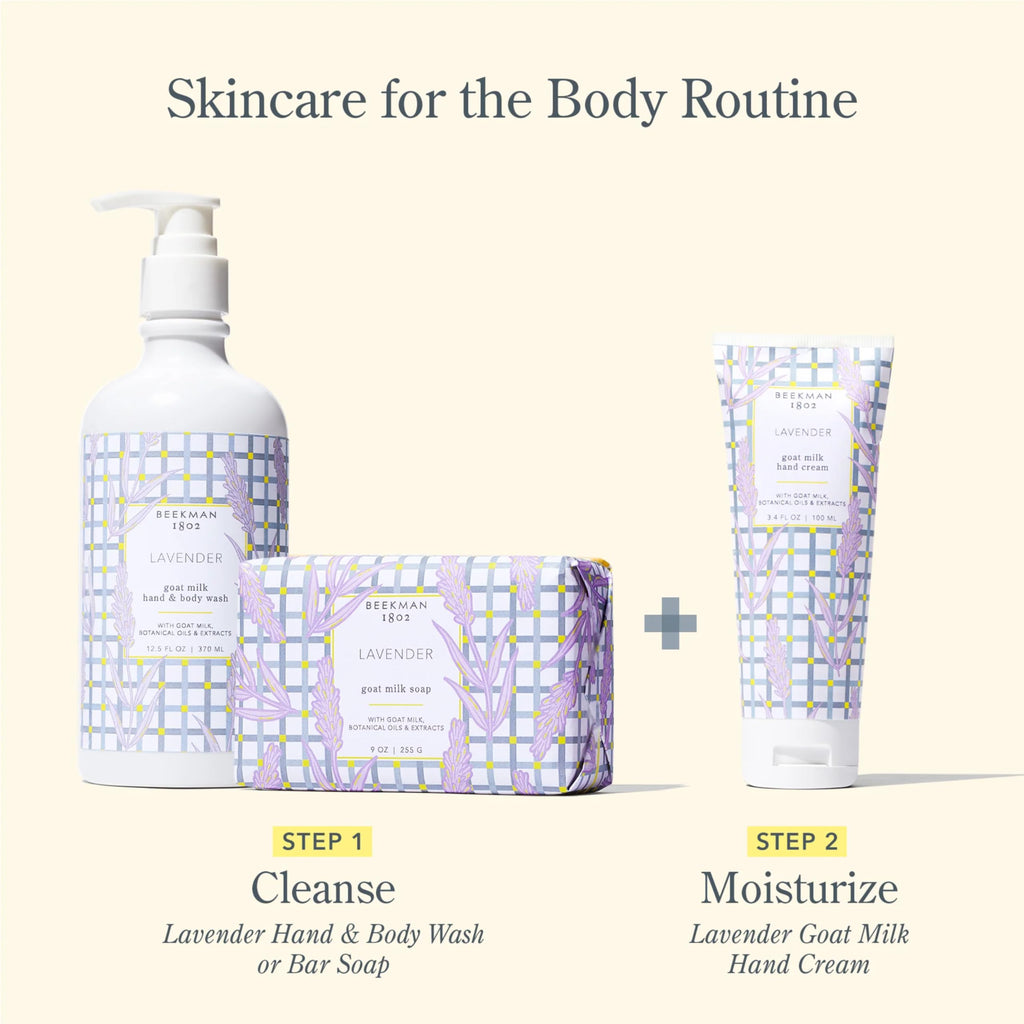 Beekman 1802 Goat Milk Hand Cream – Lavender – 2 oz | Non-Greasy Moisturizing Lotion