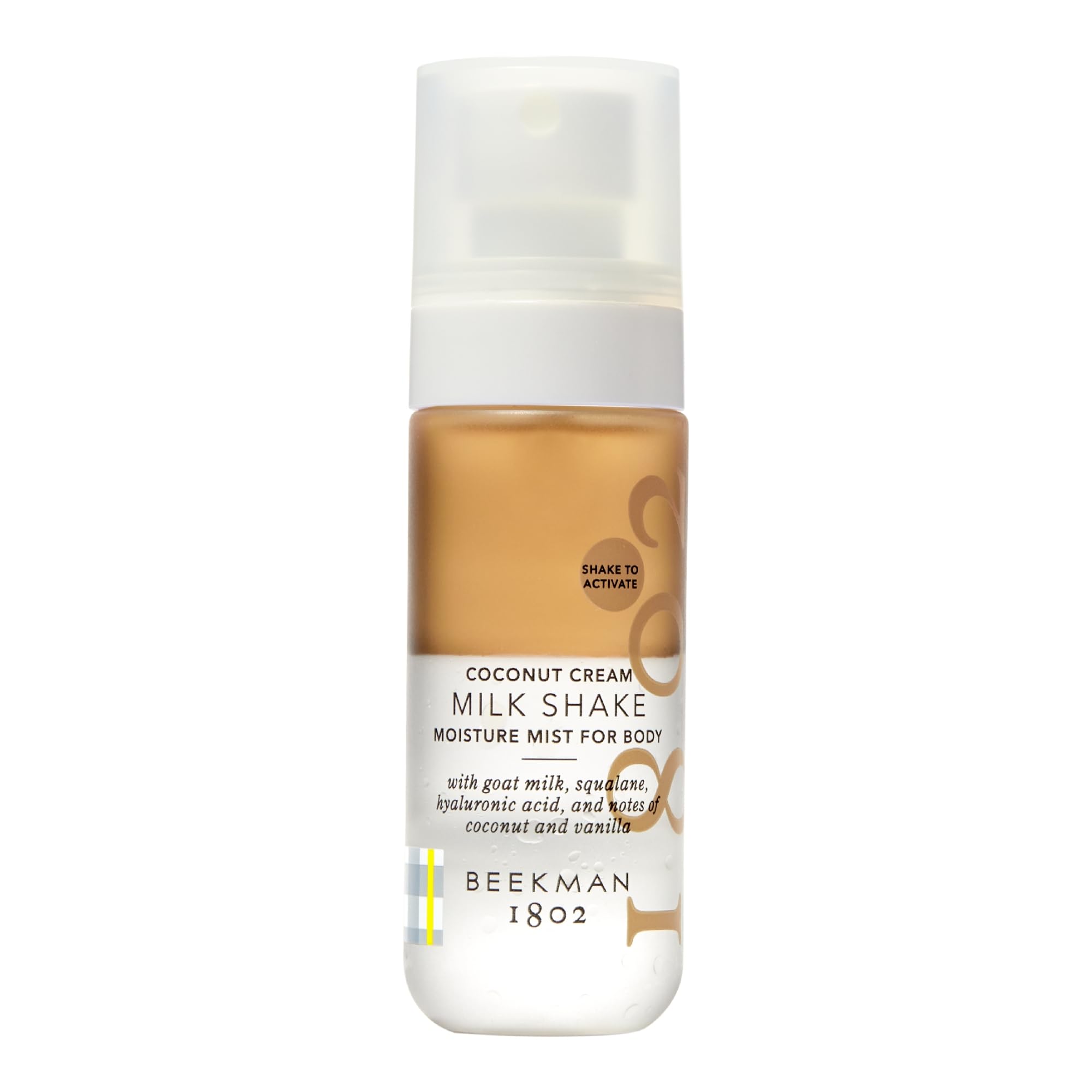 Beekman 1802 Milk Shake Body Mist Coconut Cream – Lightweight Hydration with Goat Milk & Hyaluronic Acid (2 fl oz)