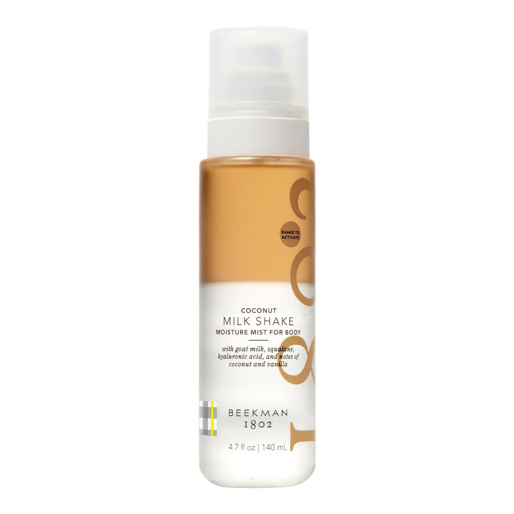 Beekman 1802 Milk Shake Body Mist – Coconut Cream, 4.7 oz | Hydration for Sensitive Skin, Cruelty Free