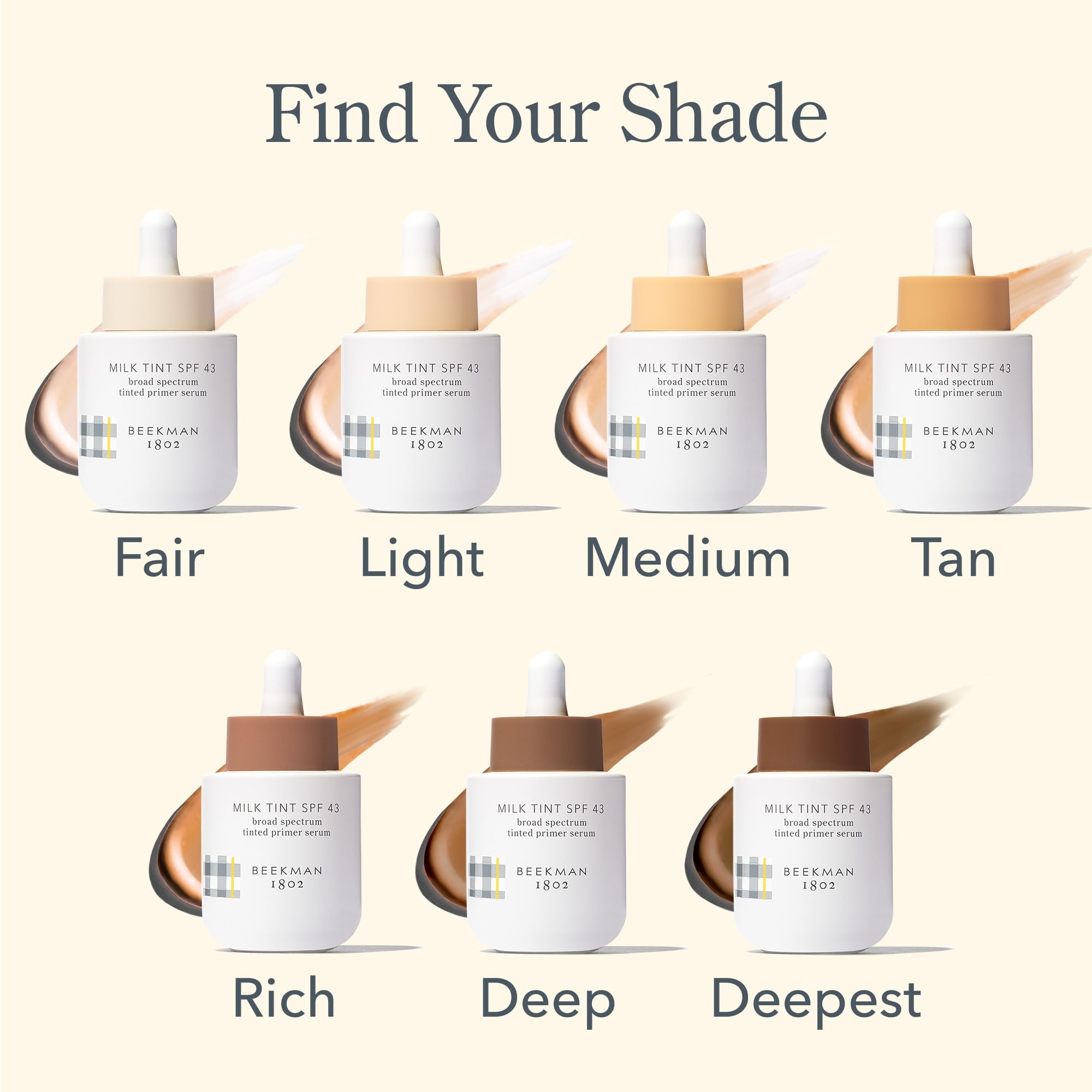 Beekman 1802 Milk Tint Face Primer SPF 43 | Tinted Mineral SPF Primer