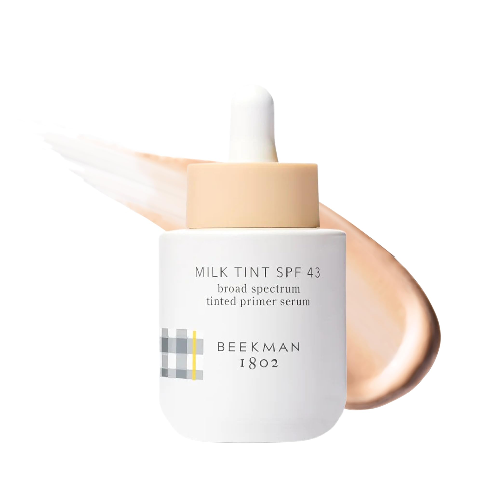 Beekman 1802 Milk Tint Primer SPF 43 Light – Tinted Mineral Primer & Moisturizer