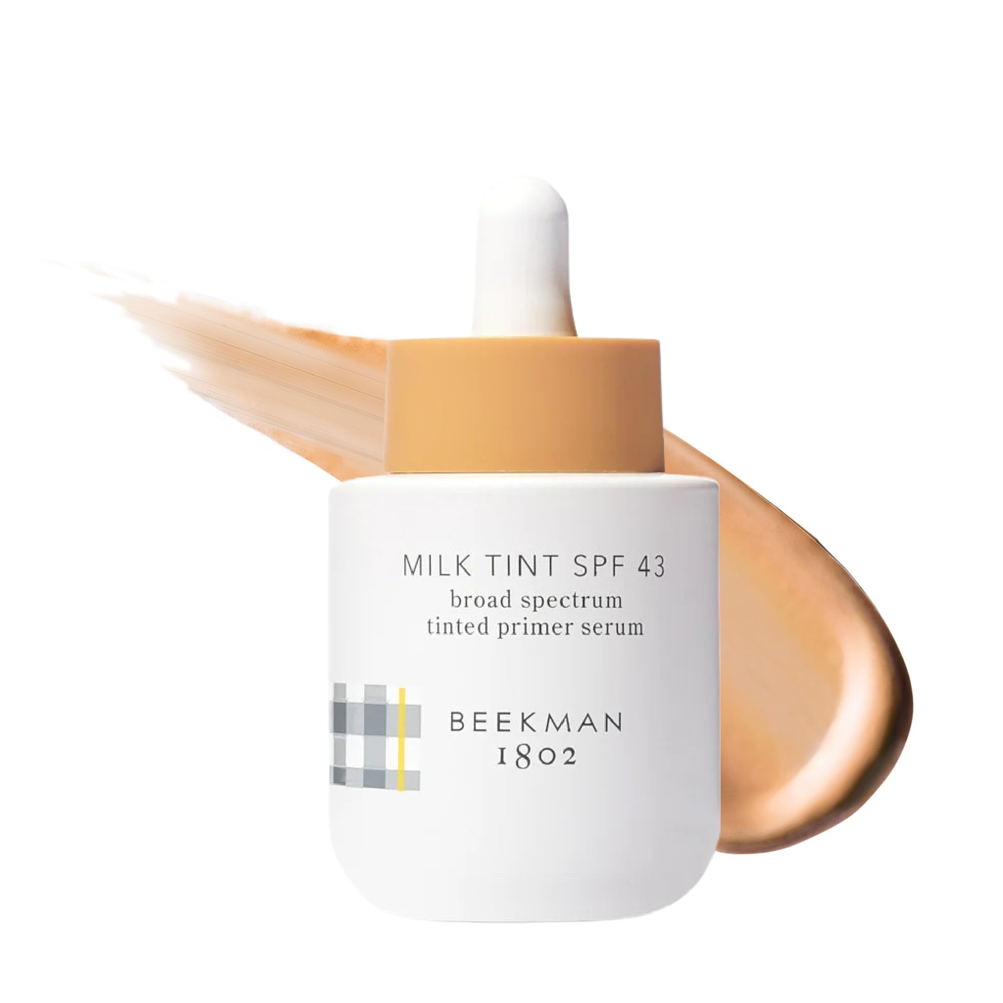 Beekman 1802 Milk Tint Face Primer SPF 43 – Tan | Tinted Mineral Primer & Light Moisturizer