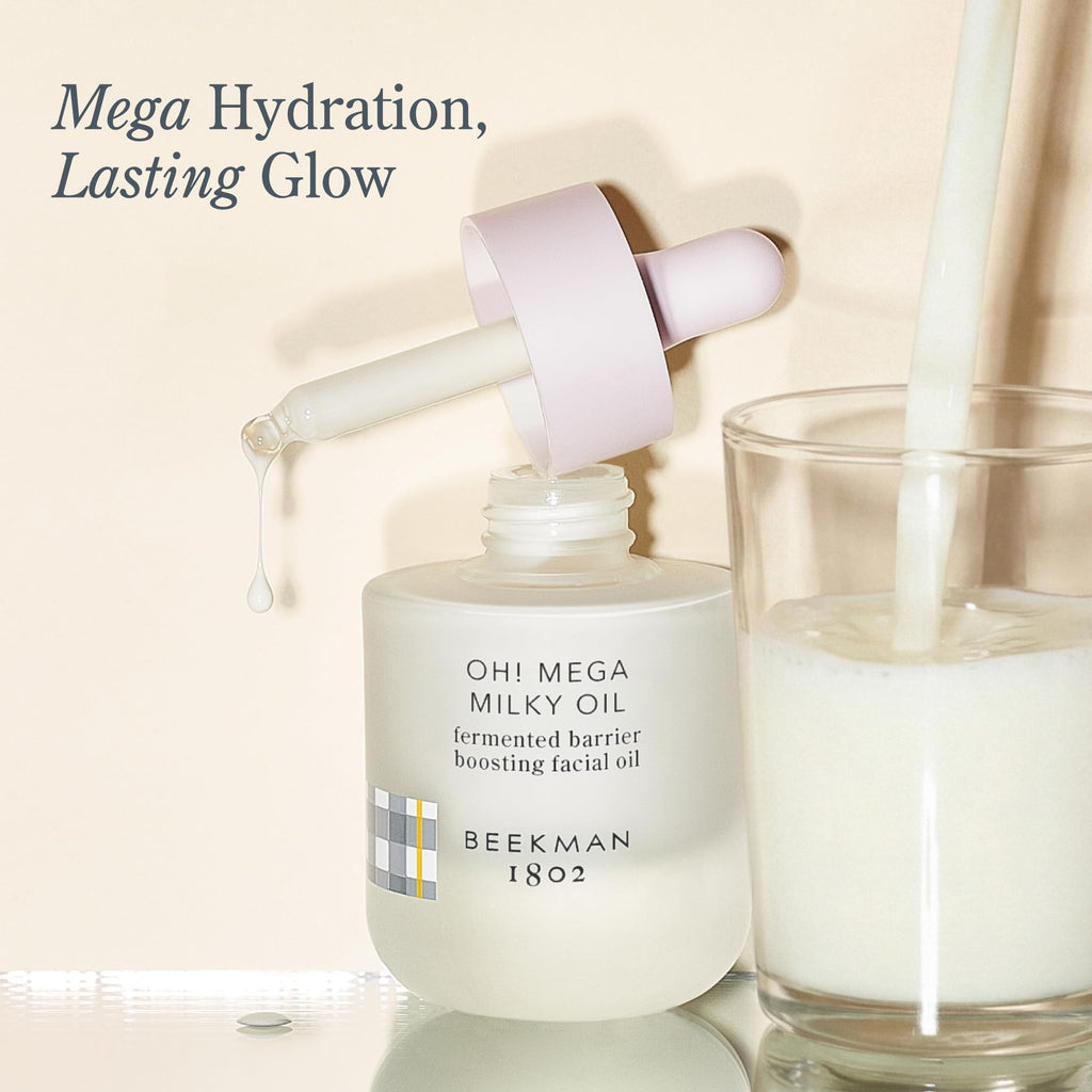 Beekman 1802 Oh! Mega Milky Oil – Hydrating Vitamin C & Niacinamide Serum (Fragrance Free)