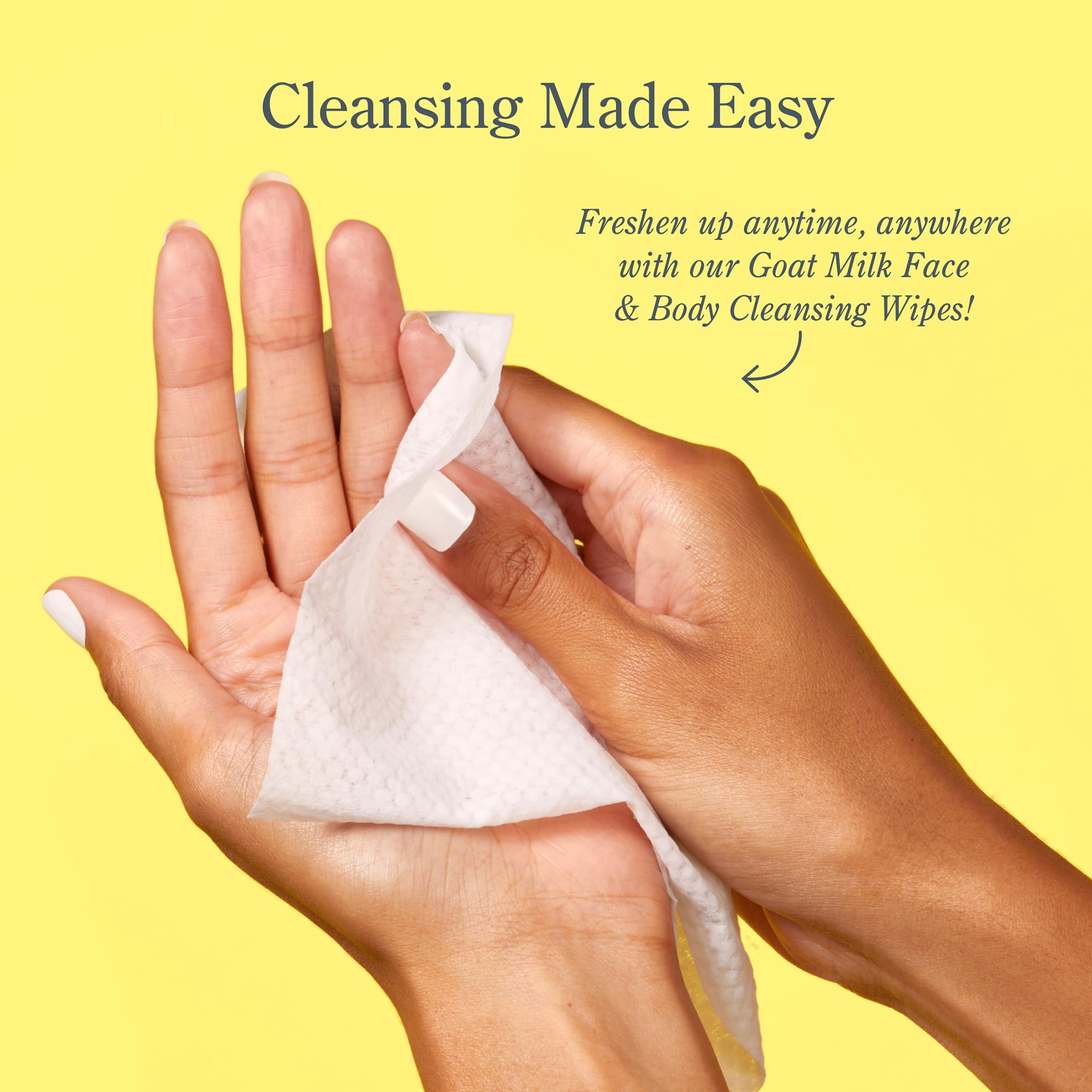 Beekman 1802 Glacial Mint & Eucalyptus Face Wipes – 30 Count | Goat Milk, Aloe Vera & CoQ10