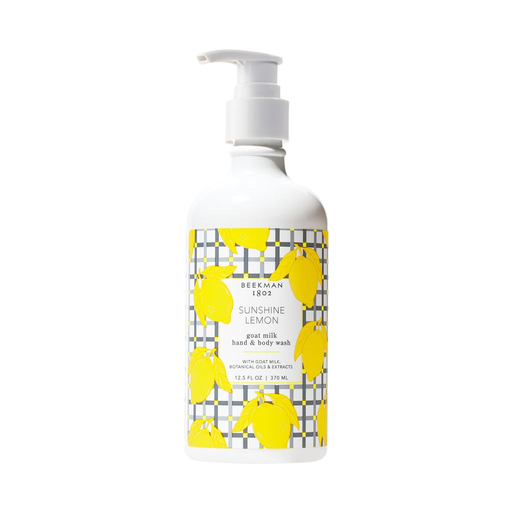 Beekman 1802 Goat Milk Hand Wash – Sunshine Lemon | Gentle, Moisturizing & Cruelty-Free
