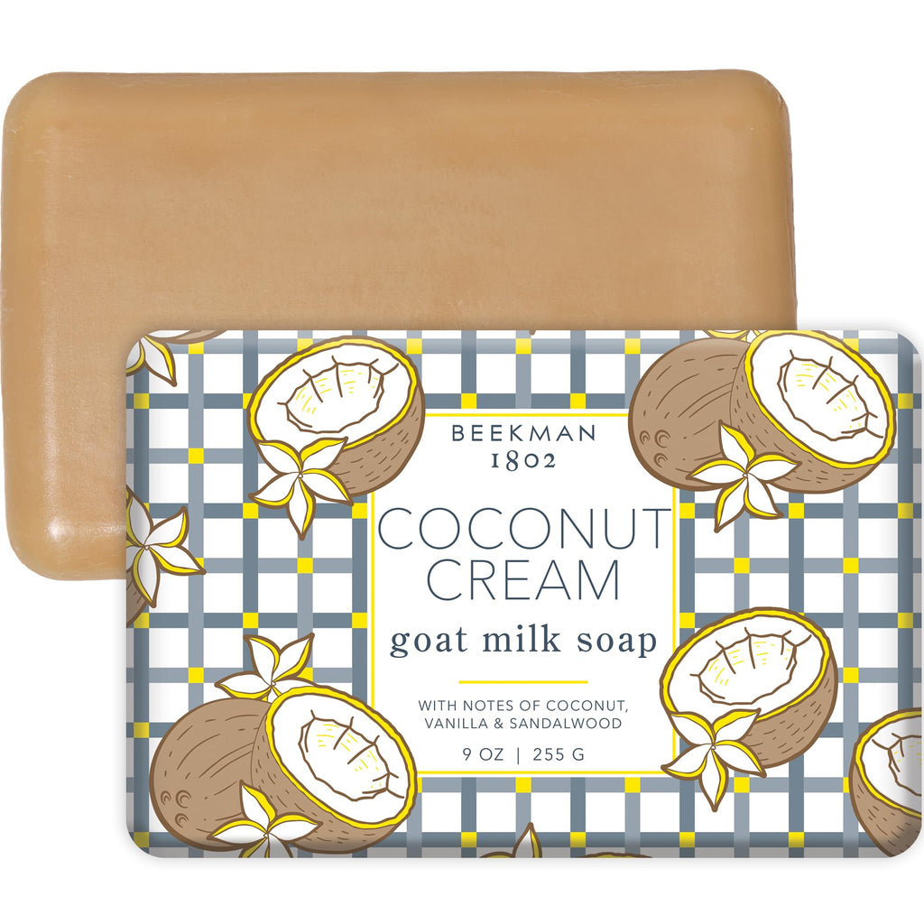 Beekman 1802 Goat Milk Body Soap Bar – Coconut Cream – Hydrates & Nourishes Skin | 9 oz
