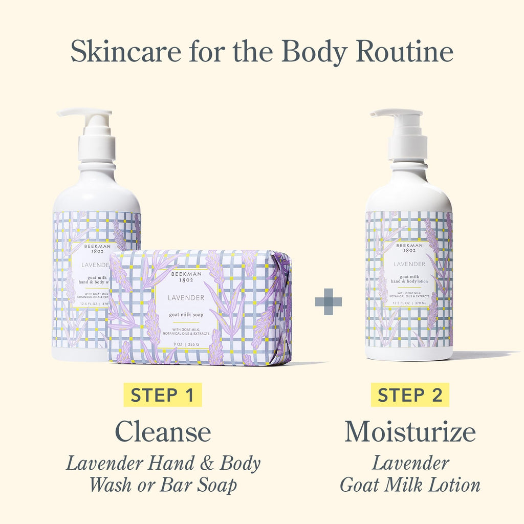 Beekman 1802 Goat Milk Hand Wash Lavender – 12.5 fl oz – Moisturizing & Gentle | Cruelty-Free