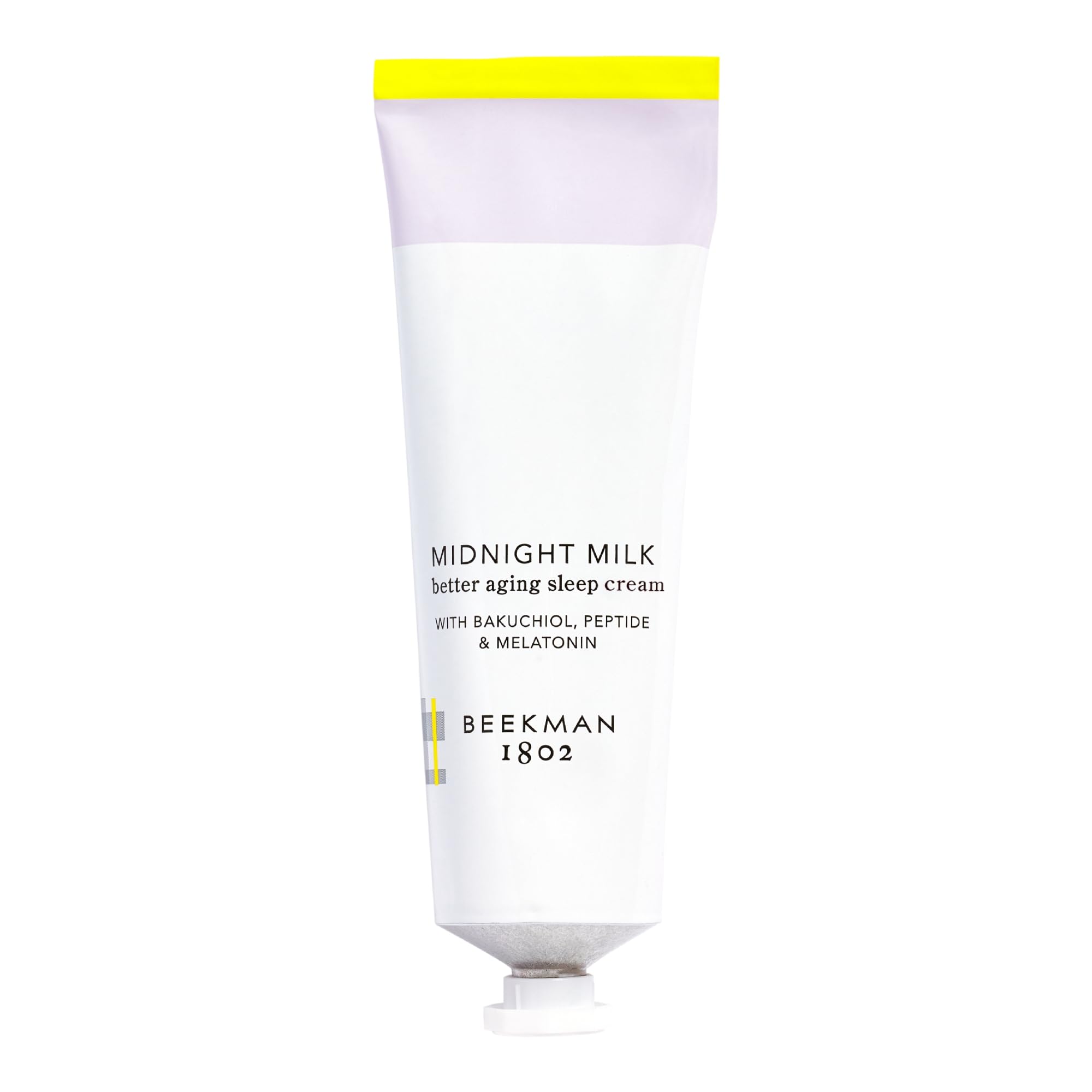 Beekman 1802 Midnight Milk Sleep Mask – Fragrance Free, Bakuchiol & Melatonin, 2.13 oz Overnight Face Cream