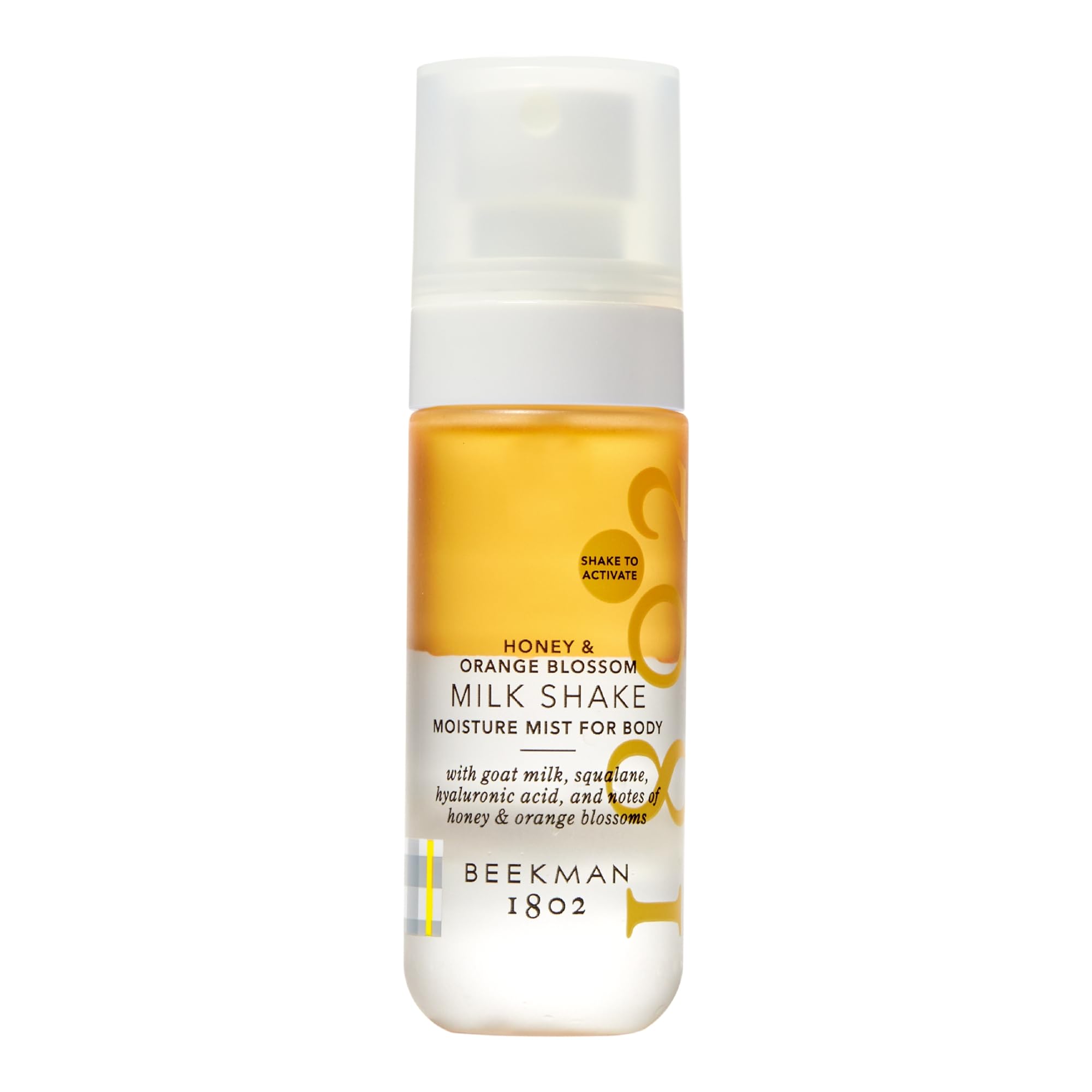 Beekman 1802 Milk Shake Body Mist – Honey & Orange Blossom | Hydrating Goat Milk Mist