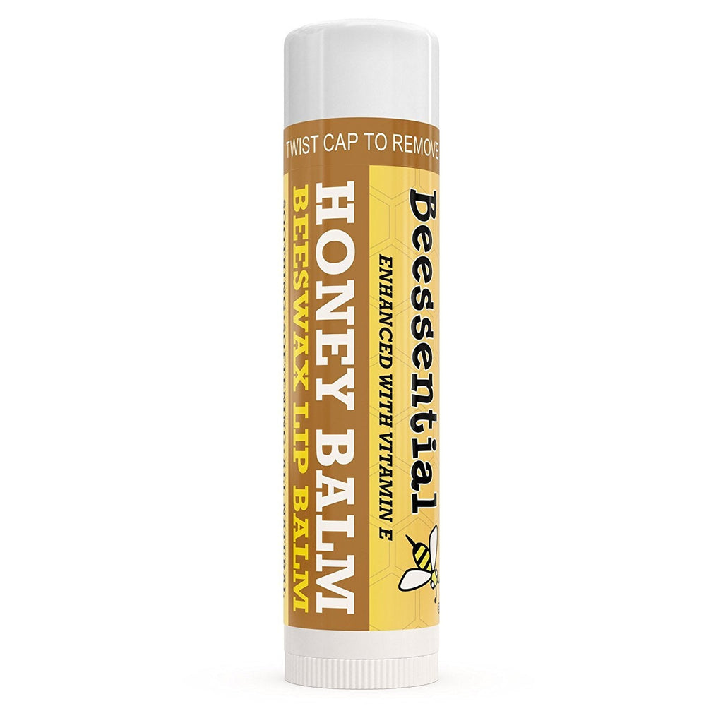 Beessential Natural Bulk Lip Balm – Honey, 18 Pack | Cruelty-Free, Made in USA