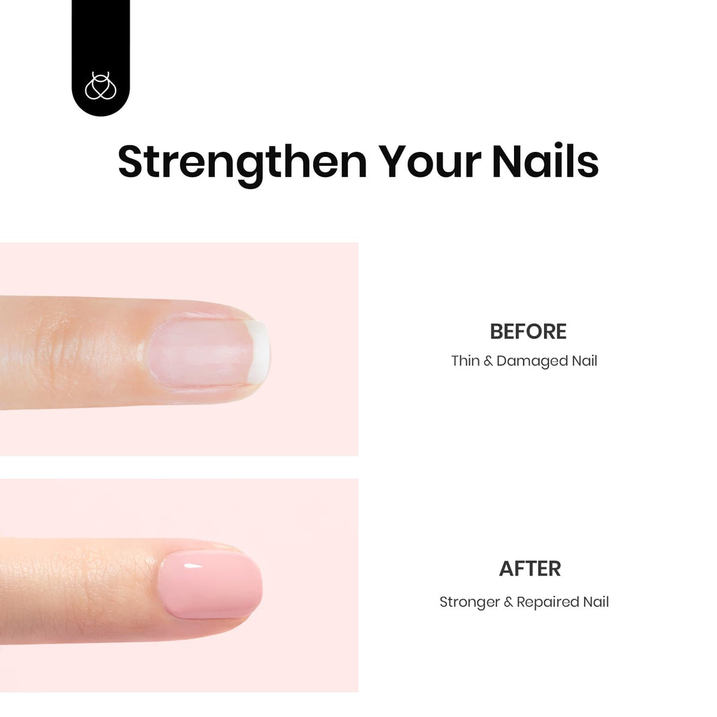 Beetles 12 Color Rubber Base Gel Polish – Nude 5-in-1 Gel Nail Polish (Porcelain Doll Pink) for At-Home Manicures