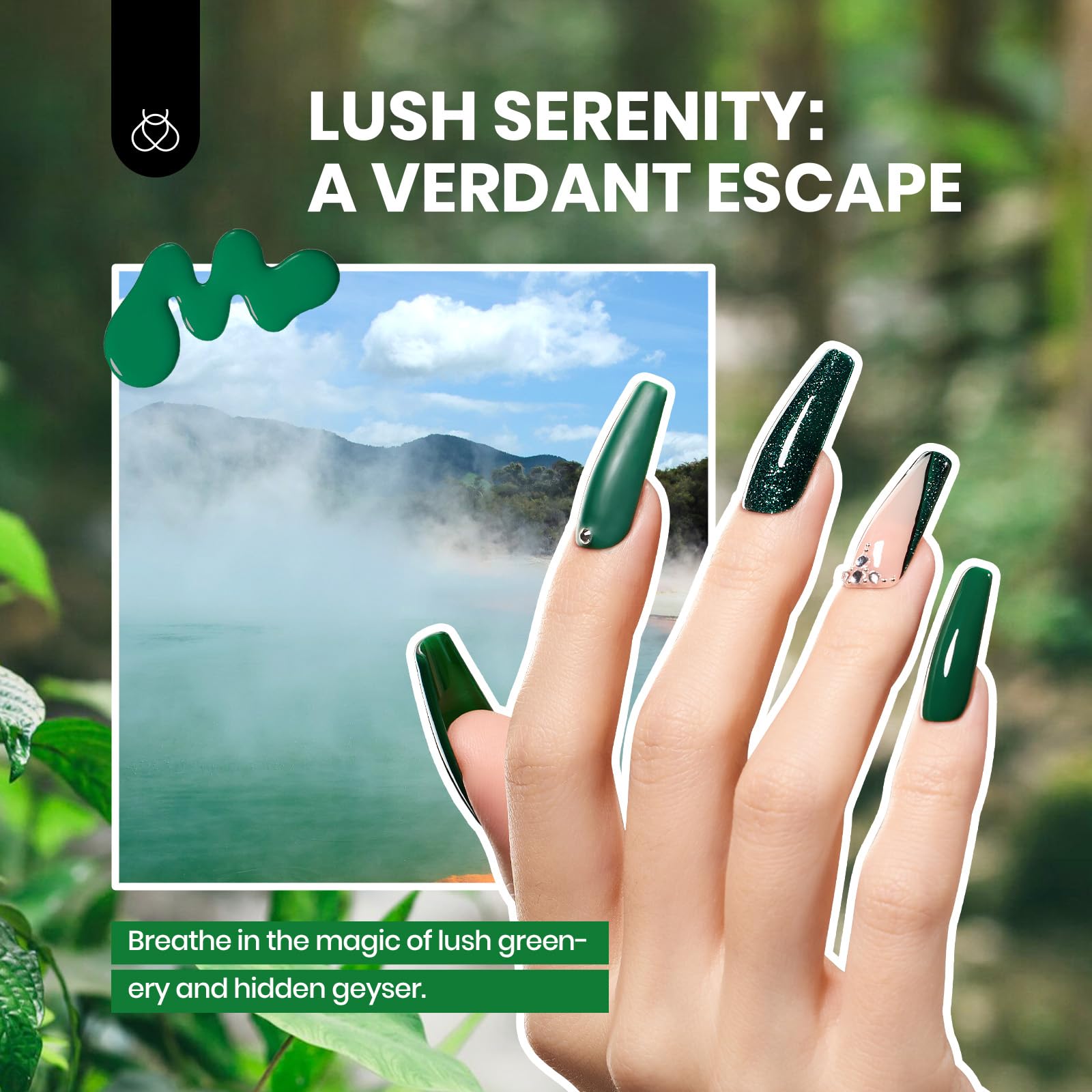 Beetles Gel Nail Kit — Mystic Wonderland, 36 Colors + Base & Top Coats