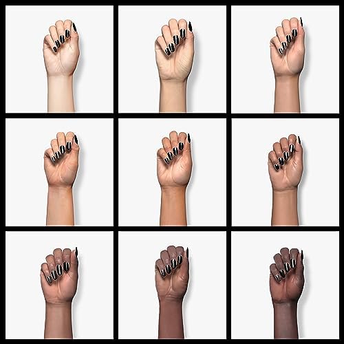 Beetles Black Gel Polish 2-Pack — 15ml Each | Pure Black Soak-Off UV Nail Polish, Long Nights Collection