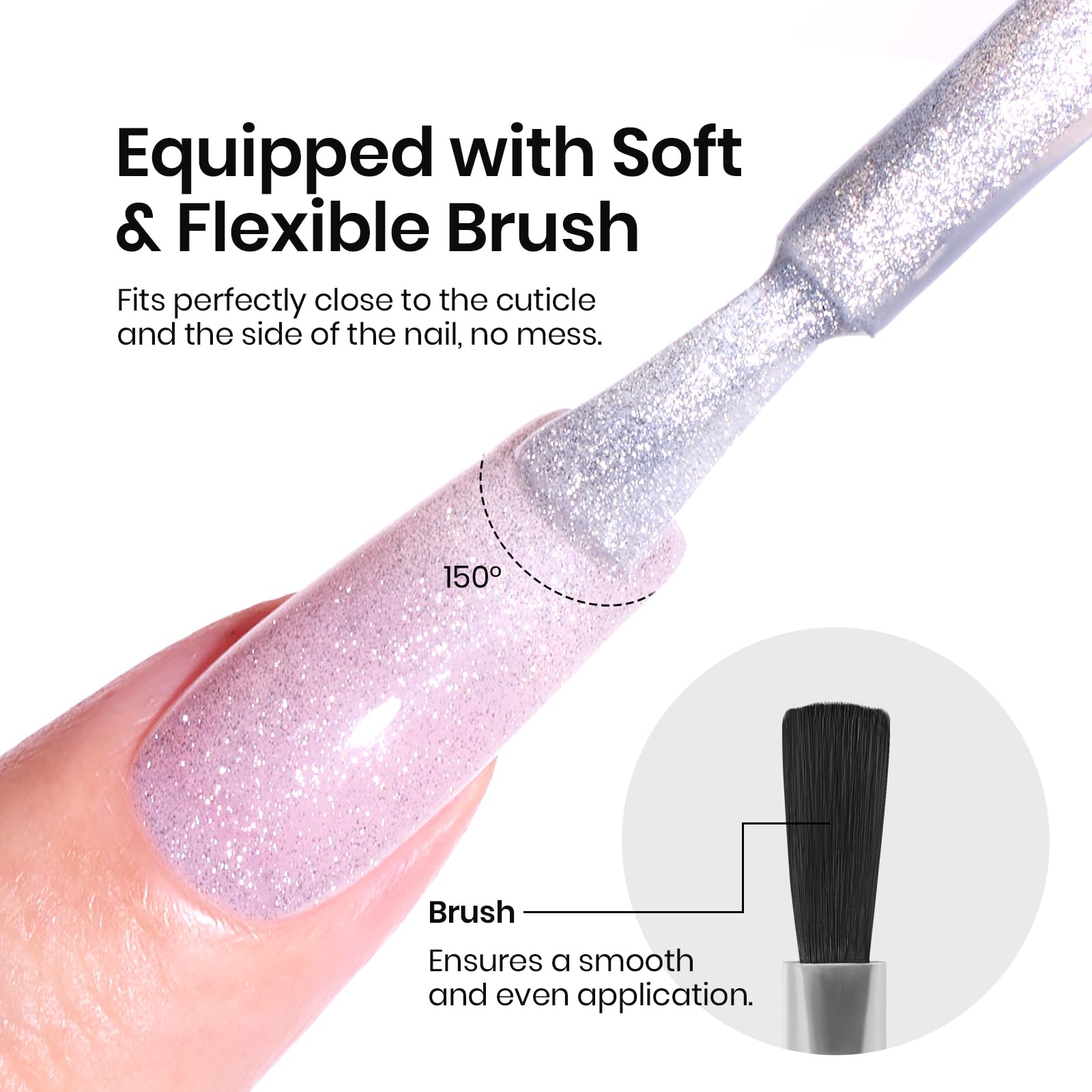 Beetles Cat Eye Gel Top Coat – 2-in-1 Magnetic Top Coat for Cat Eye Nail Art