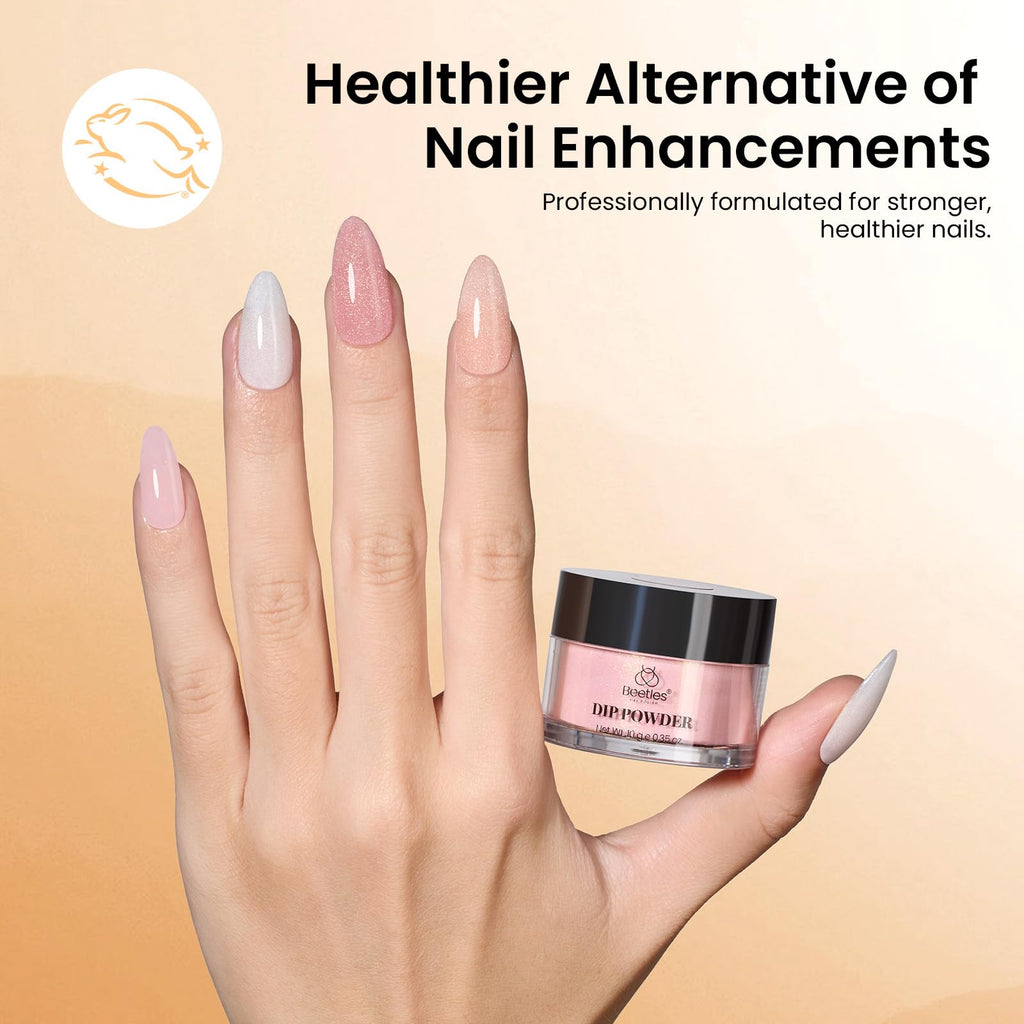 Beetles Dip Powder Nail Kit – 6 Colors + Base, Top Coat, Activator, Tools
