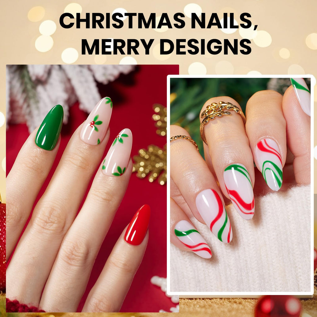 Beetles Green & Red Gel Polish Set – Prelude of Celebration (2 x 15ml)