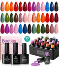 Beetles Gel Nail Polish Set – 20 Fall & Winter Colors | LED/UV Soak Off Kit