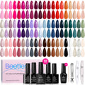 Beetles Gel Nail Polish Set – Transcendent Allure: 60 Colors + Base & Top Coats