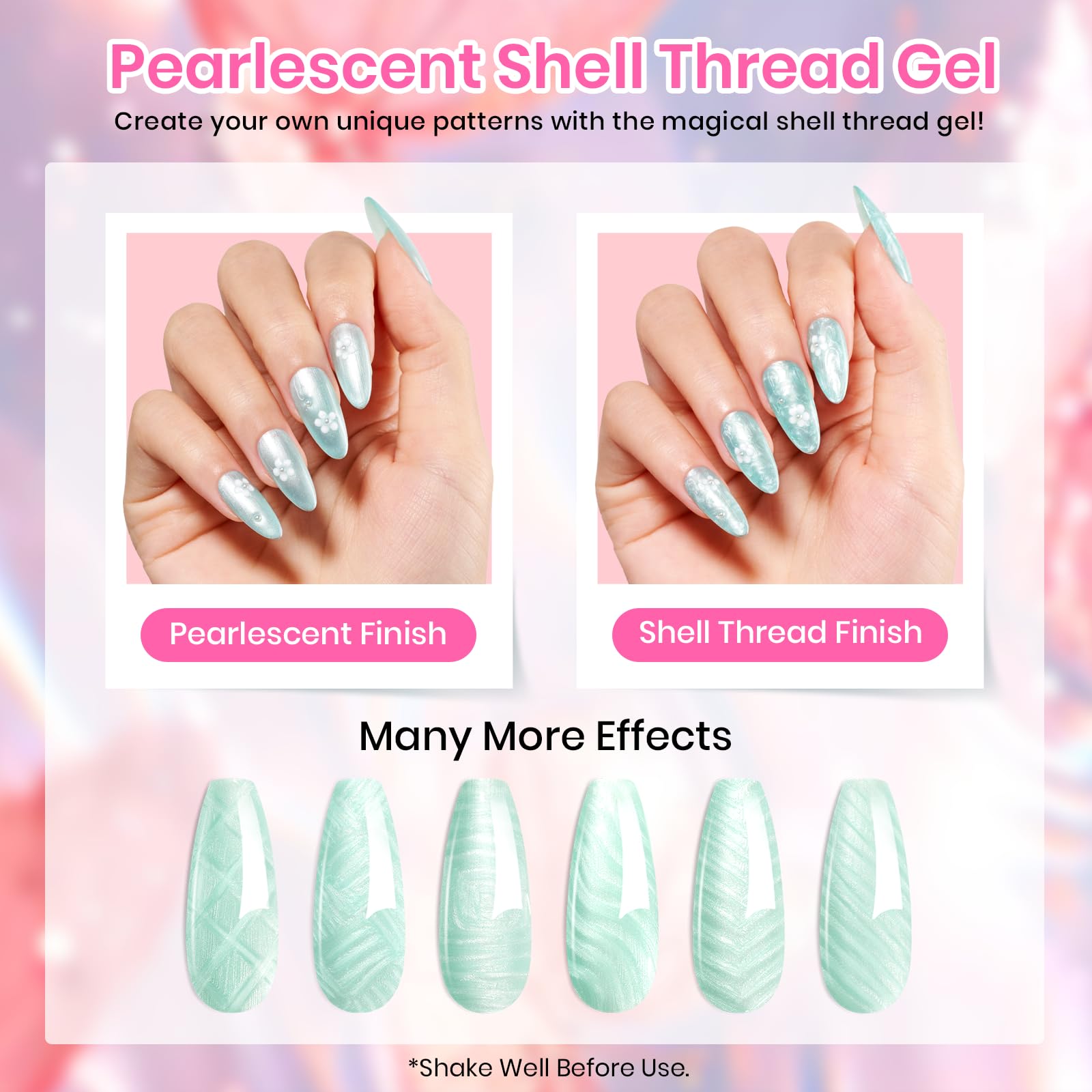 Beetles Gel Nail Polish Set – 28 Pcs Pastel Macaron Colors with Base/Top Coats & Charms