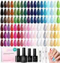 Beetles Gel Nail Polish Set - 44 PCS Fairy Tale Town Collection with 36 Color Gels + 4 Top Coats + Base Coat
