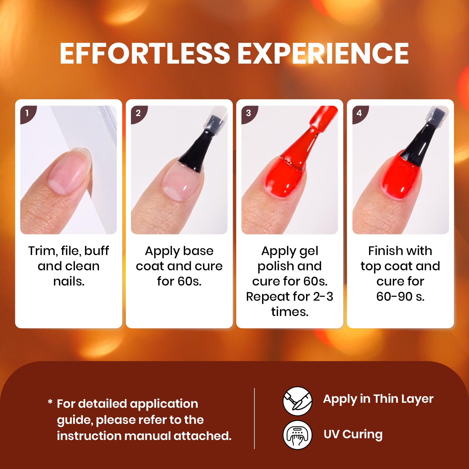 Beetles Gel Nail Polish Set – Opulent Glow Cat Eye, 20 Colors for DIY Manicures
